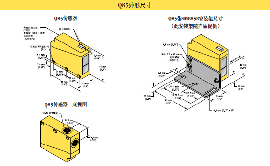 banner邦纳光电传感器,美国邦纳Q85系列,banner邦纳代理商,邦纳（广州）公司