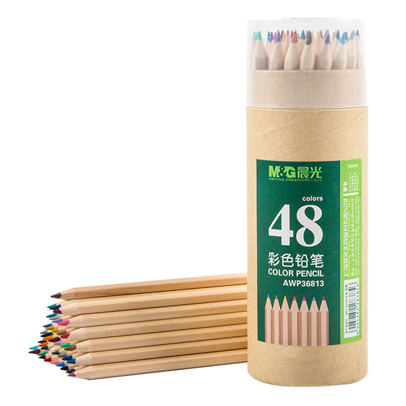 晨光 M＆G 木质彩铅 儿童画笔彩色铅笔 学生填色笔套装 AWP34308型