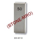 ASIMETO安度0级公制矩形钢制单量块654-14-0