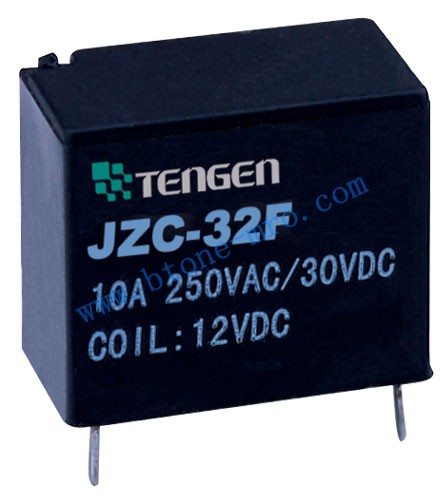 JZC-32F超小型中功率电磁继电器,JZC-32F,天正,TENGE,华南总代理,广州天正,深圳天
