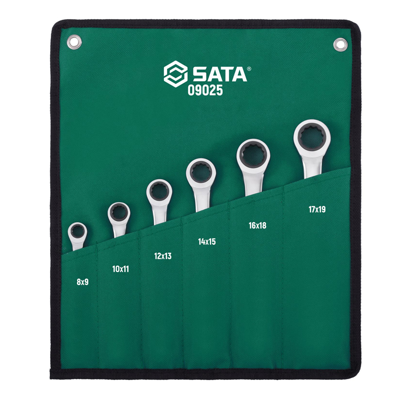 世达工具 SATA 10件全抛光双梅花扳手组套