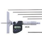 三丰(MITUTOYO)  深度千分尺  329, 129, 229 系列—可更换杆型 公制型 数字