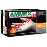 ammex爱马斯一次性乳胶手套TLFC48100