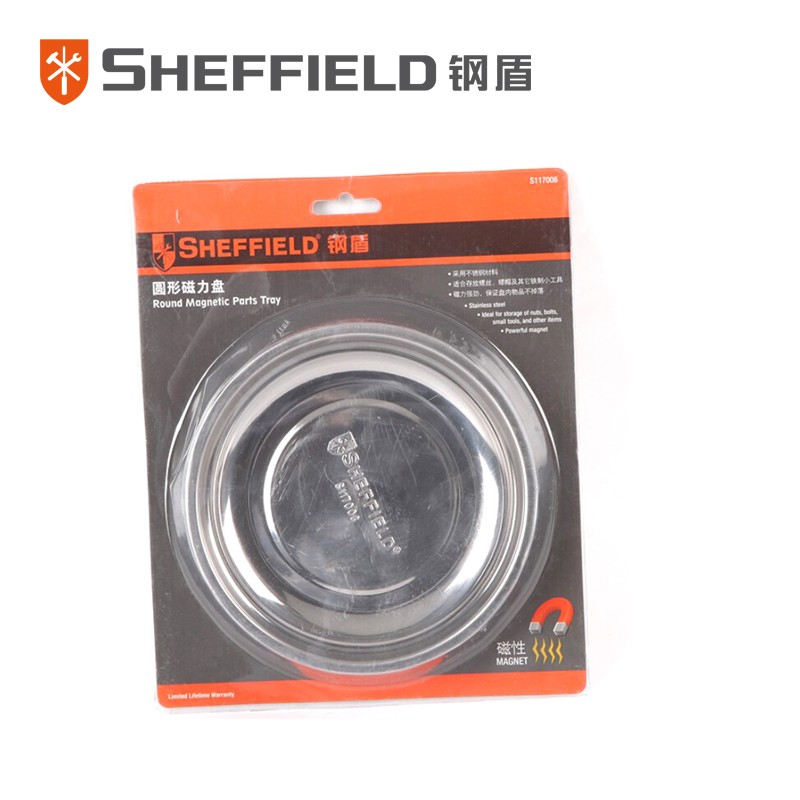 钢盾 SHEFFIELD S117008 圆形磁力盘 方型磁力盘