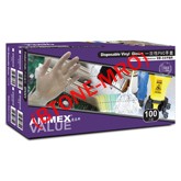 ammex爱马斯一次性PVC手套GPX3CV44100